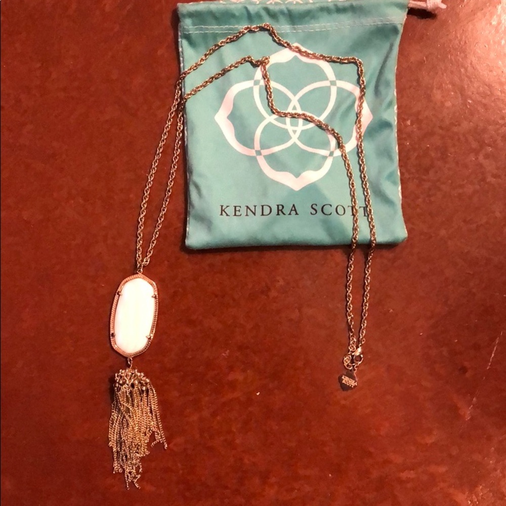 Kendra Scott Necklace White Tassel